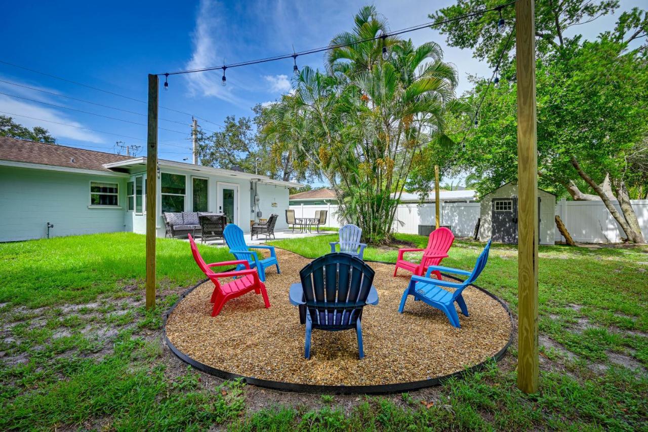 Sunny Sarasota Home With Private Yard And Fire Pit! Ngoại thất bức ảnh